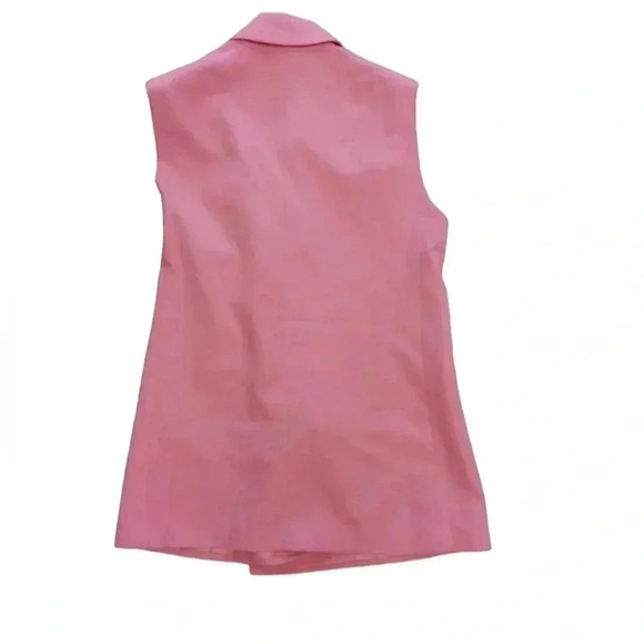 💥HOST PICK💥ASOS Pink Lined Sleeveless Blazer Size 8 - Picture 4 of 8
